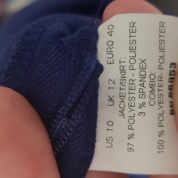 Vintage Leslie Fay Faux Suede Pencil Skirt - Picture 6 of 7